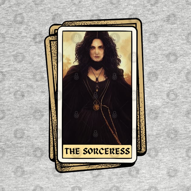 The Sorceress Tarot Card - Yen - Fantasy - Witcher by Fenay-Designs